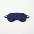 Navy Cotton Percale Eye Mask