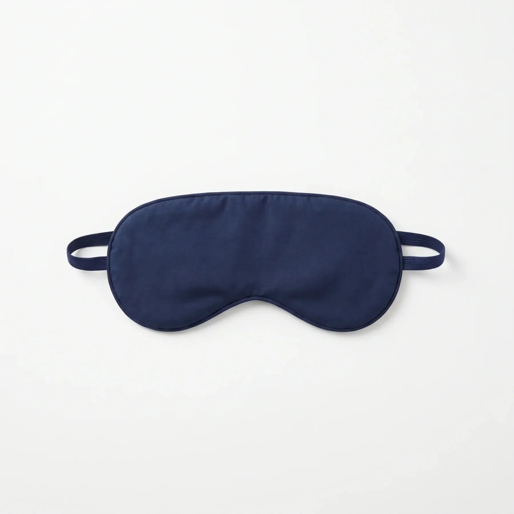 Navy Cotton Percale Eye Mask