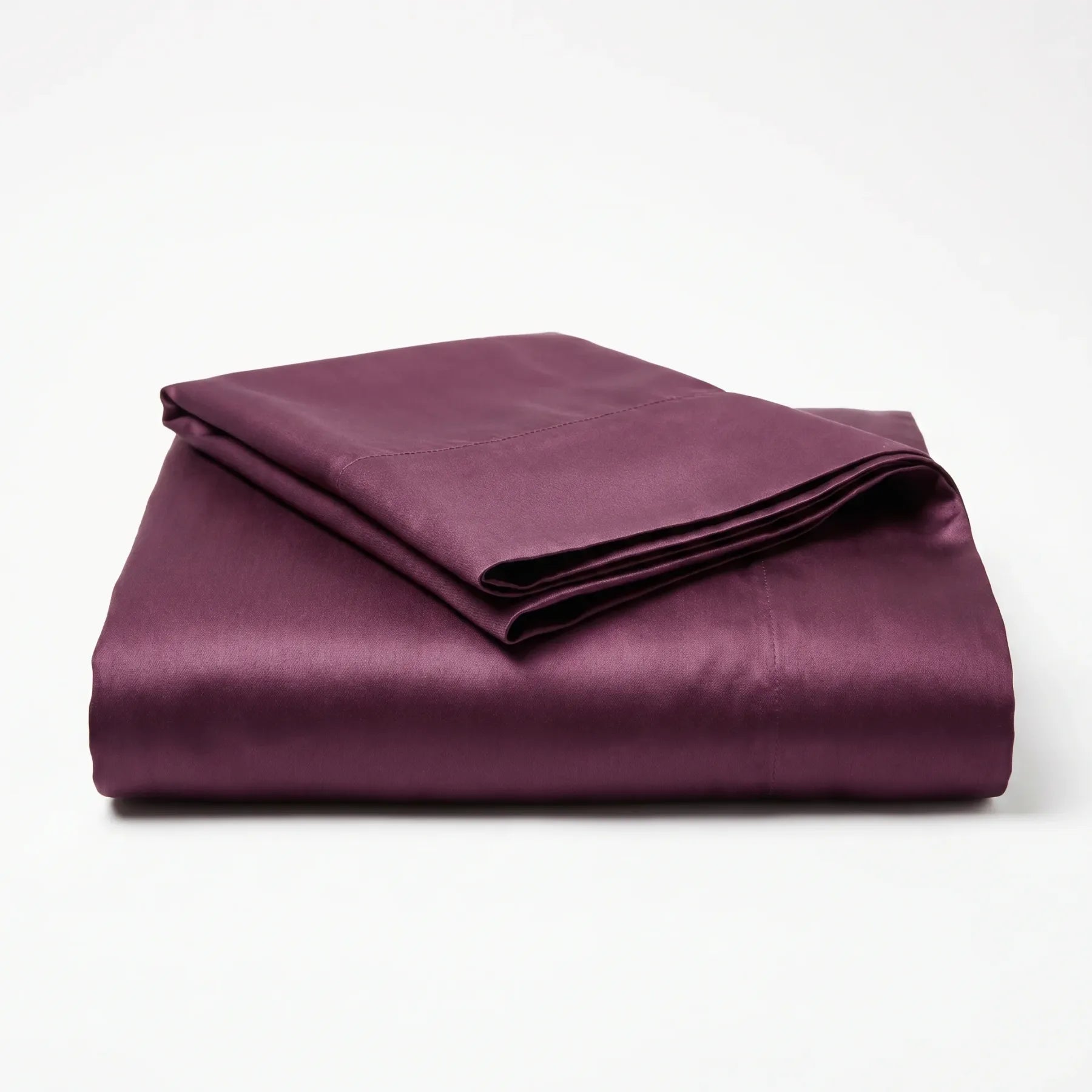 Plum Tencel Lyocell Pillowcase